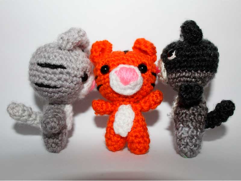 gatitos amigurumi