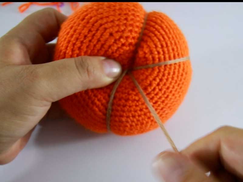 calabaza a crochet