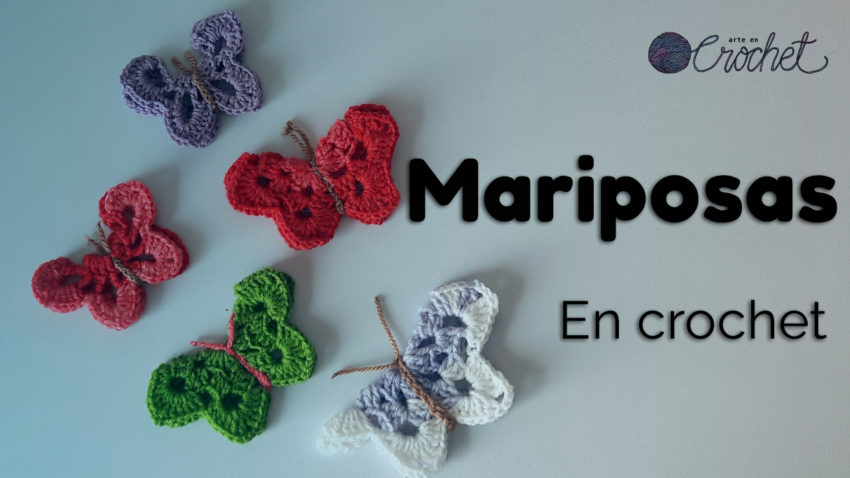 mariposa en crochet