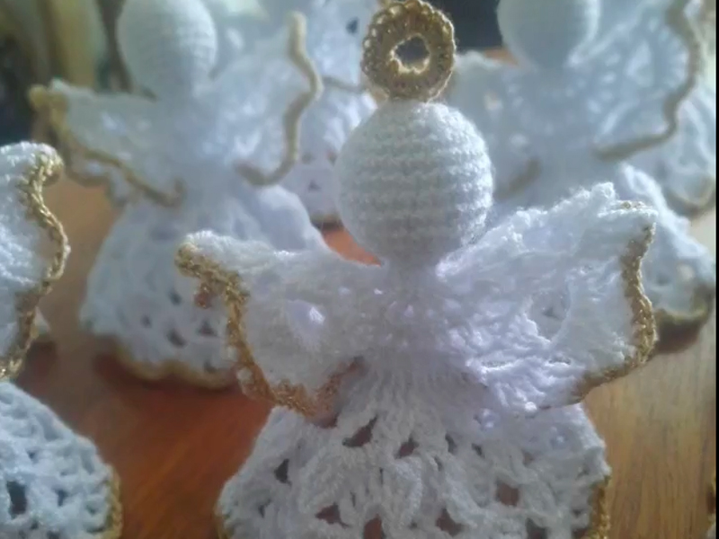 angel a crochet finalizado