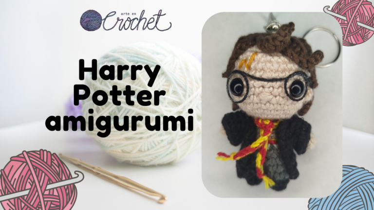 Harry Potter amigurumi paso a paso: tutorial gratis para tejer tu llavero mágico en crochet