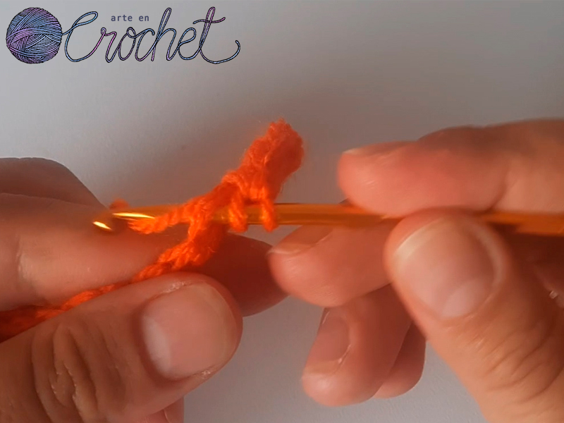inicio calabaza a crochet tejido recto