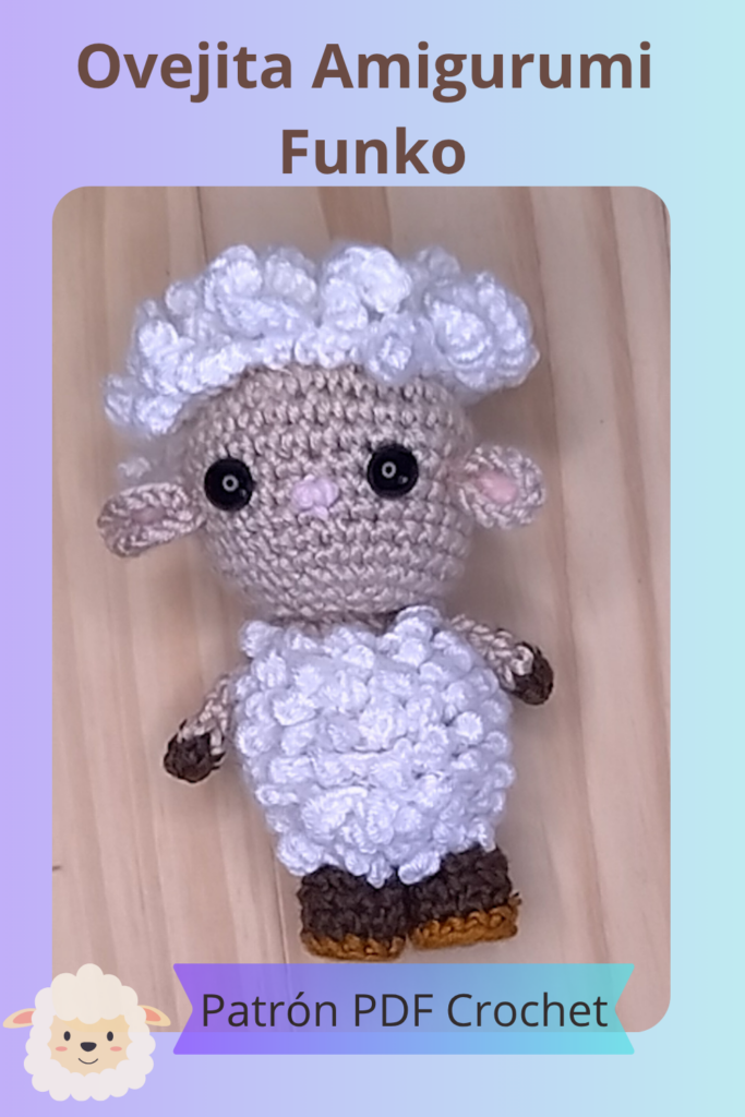 Ovejita Amigurumi Funko a Crochet – Patrón PDF Premium
