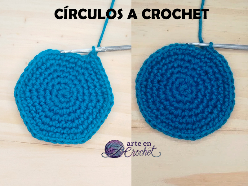 Circulo a crochet paso a paso, círculo básico y círculo perfecto