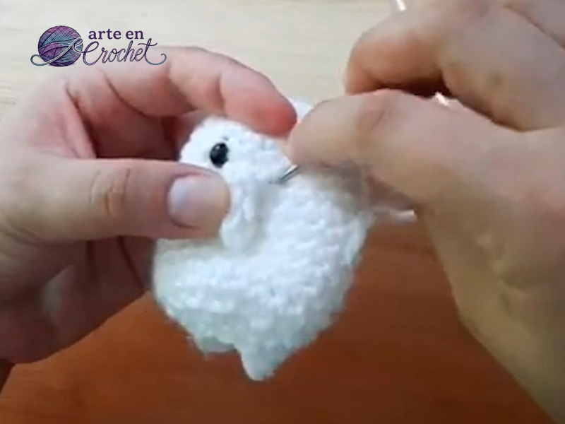 Manos del fantasma amigurumi
